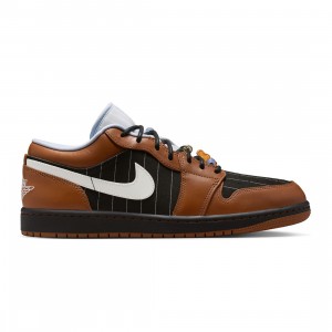 AIR JORDAN 1 LOW SE Men (black / sail-black-lt british tan)