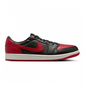 AIR JORDAN 1 RETRO LOW OG Men (black / black-varsity red-summit white)