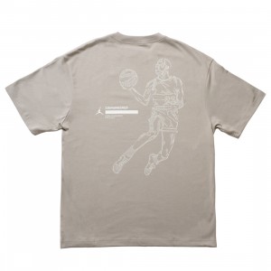 Jordan Men 23 Engineered Tee (college grey / white / white)