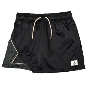 Jordan Women Essentials Skirt (black / dk smoke grey / sanddrift)