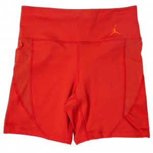 Jordan Women Dri-FIT Sport Shorts (lobster / lobster / safety orange)