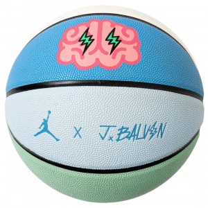 Jordan Men x J Balvin Everyday All-Court 8P Basketball (celestine blue / sail)