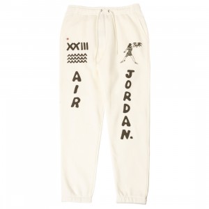 Jordan Men Flight Artist Series Fleece Pants (sail / palomino)