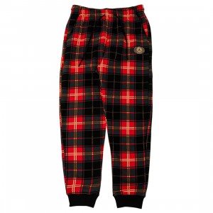 Jordan Men Essentials Holiday Fleece Pants (fire red / dk driftwood)