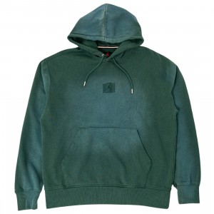 Jordan supreme Men Flight Fleece Washed Pullover Hoodie (oxidized green)