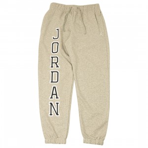 Jordan Men Sport Crossover Fleece Dri-FIT Fleece Pants (grey heather / white)
