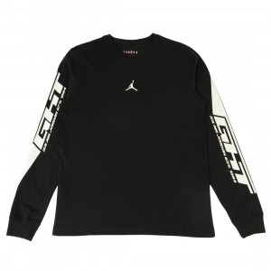 Jordan Men MVP Long Sleeve Tee (black / sail / sail)