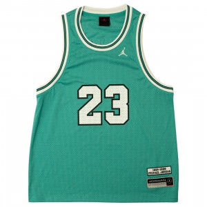 Jordan Men M J ESS SUMMER JERSEY (washed teal / white)