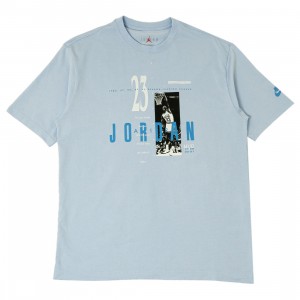 Jordan Men Reissue Tee (hydrogen blue / legend blue / white)
