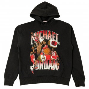 Jordan Men Flight Fleece Graphic Pullover Hoodie (off noir)