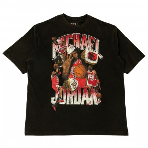 Jordan Men Essentials Oversized Tee (black / varsity red / varsity red)