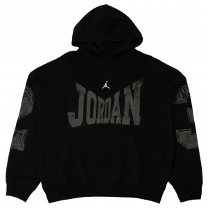 Jordan Men Brooklyn Collegiate Pullover Hoodie (black / sail)