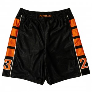 Jordan Men Brooklyn Cat Scratch Shorts (black / starfish / black)