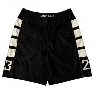 Jordan Men Brooklyn Cat Scratch Shorts (black / white / black)