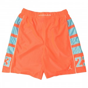 Jordan Men Brooklyn Cat Scratch Shorts (hot lava / blue chill / sail)