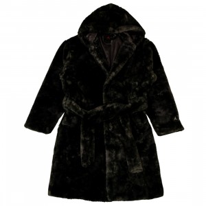 Jordan Men Brooklyn Holiday FUR ROBE Long Sleeve Tee (thunder grey)