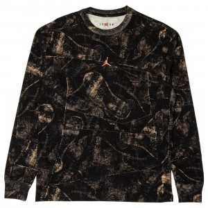 Jordan Men Brooklyn Long Sleeve Tee (black)