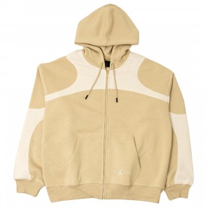 Jordan Men Y2K Oversized Stretch Full-Zip Hoodie (rattan / phantom / phantom)