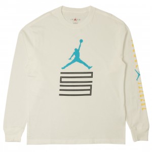 Jordan Men Brooklyn AJ11 Graphic Long Sleeve Tee (white)