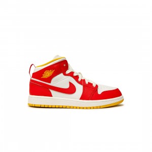 Jordan Little Kids 1 MID BP (speed red / white-gold)