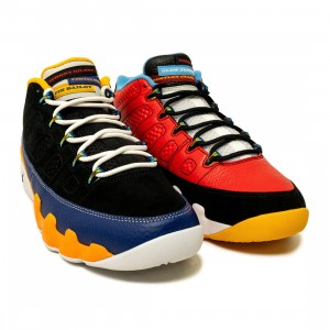 AIR JORDAN 9 RETRO LOW Men (black / challenge red-deep royal blue)