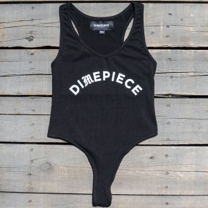 Dimepiece Women Dimepiece Thong Bodysuit black