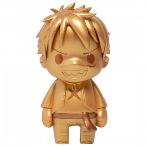 Kokies x Discovery Channel Monkey D. Luffy Gold Figure (gold)