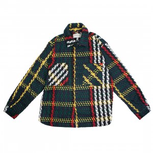 Lifted Anchors Men Interlaced Flannel Jacket (multi)