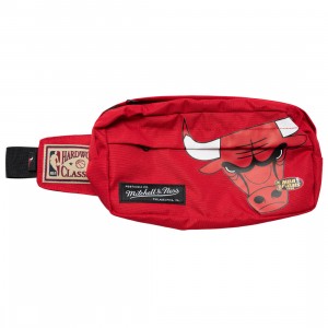 Mitchell And Ness x NBA Chicago Bulls Fanny Pack bag (red)