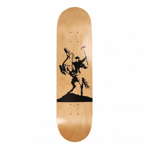 Medicom x SYNC Brandalism Highway Man Skateboard Deck (tan)