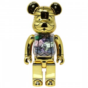 Medicom Bearbrick Mr. Monopoly 90th Anniversary Ver. 400% Figure (gold)