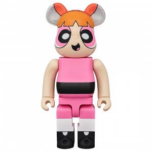 Medicom Bearbrick The Powerpuff Girls Blossom 400% Figure (pink / orange)