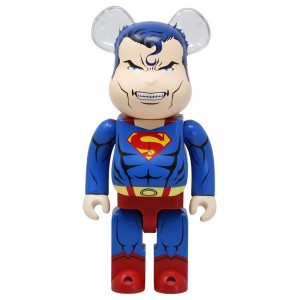 Medicom Bearbrick DC Superman Batman Hush Ver. 400% Figure (blue)