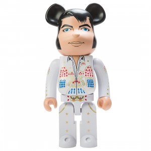 Medicom Elvis Presley 1000% Bearbrick Figure (white)