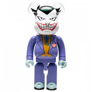 Medicom Joker Batman The Animated Series Version 1000% Bearbrick Figure (purple)