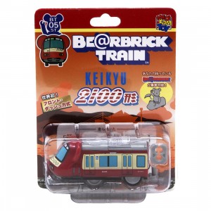 Medicom Keikyu 2100 Series Bearbrick Train Figure (red)