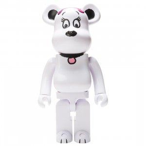 Medicom Peanuts Belle 1000% Bearbrick Figure (white)