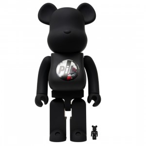 Medicom PiL 100% 1000% Bearbrick Figure Set (black)