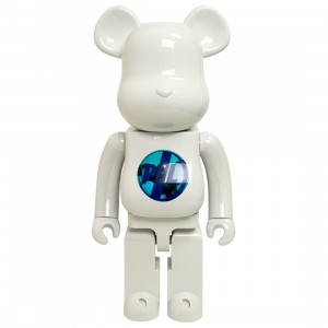 Medicom PiL Chrome Ver. 1000% Bearbrick Figure (white)