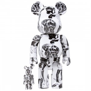 Medicom NAS x Applebum 1000% Bearbrick Figure white