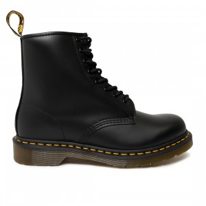 Dr. Martens Men 1460 Smooth Leather Lace Up Boots (black / black smooth)