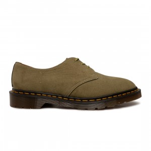 Dr. Martens Men 1461 Made In England Nubuck Leather Oxford (green / green savannah)