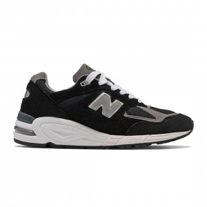 New Balance Men 990V2 M990BL2 - Made In USA (black / white)