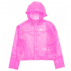 Nike Women Sportswear Windrunner (pink glow / white)