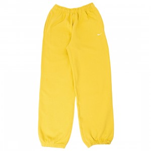 Nike Women W Nrg Solo Swsh Flc Pants (yellow)