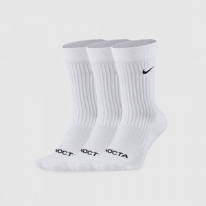 Nike Men U Snkr 3 Pairs Crew Socks - Nrg Au (white / black)