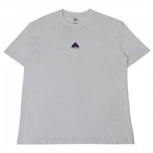 nike deals Men Acg Tee (summit white / purple cosmos)