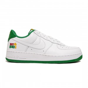 Nike Men Air Force 1 Low Retro Qs (white / white-classic green)