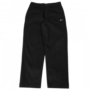 Nike Men Life Unlined Cotton Chino Pants (black / white)