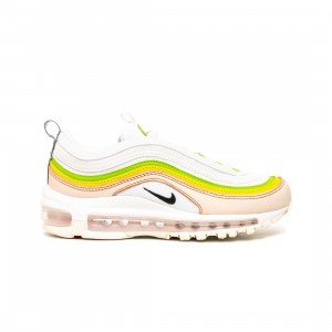 Nike Women Wmns Air Max 97 (white / black-pearl pink-action green)